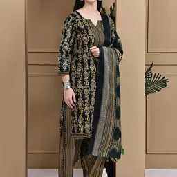 Roly Poly Women Ethnic Motifs Printed Kurta with Trousers & Dupatta image 4