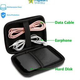 flipkart smartbuy Pouch for Seagate, Toshiba, WD, Sony, Transcend, Lenovo, ADATA, HP & Hitachi 2.5 inch External Hard Disks Protective External Hard Disk image 2