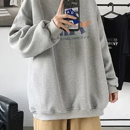 StyleCast x Revolte Men Printed Round Neck Long Sleeves Sweatshirt image 3