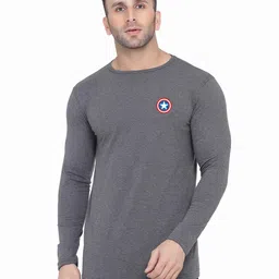 BEYOU FASHION Round Neck Long Sleeves Applique Slim Fit T-shirt-picture-33