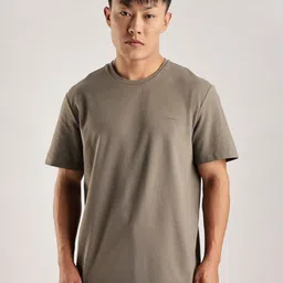 Calvin Klein Jeans Round Neck Short Sleeves Casual T-shirt-picture-50
