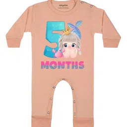 Arvesa Infants Printed Round Neck Rompers-picture-52