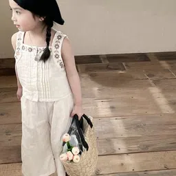 LULU & SKY Girls Top with Pyjamas image 2