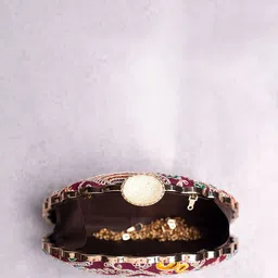 ARTKLIM Embroidered Box Clutch image 2