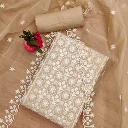 Rangtulika Ethnics Embroidered Unstitched Dress Material-picture-19