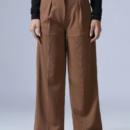 M&H Easy Women Wide Leg High-Rise Pleated Trouser-picture-24