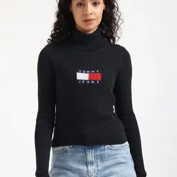Tommy Hilfiger Women Typography Pullover with Embroidered Detail-picture-10
