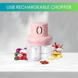frony Mini Rechargeable Chopper, Electric Chopper for Onion, Garlic and VegetableC204 Electric Vegetable & Fruit Chopper-picture-17