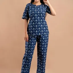 GORDHAN Women Printed Night suit-picture-16