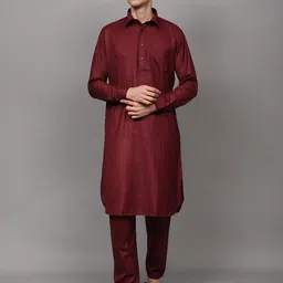 Exotic India Men Regular Kurta with Pyjamas image 4
