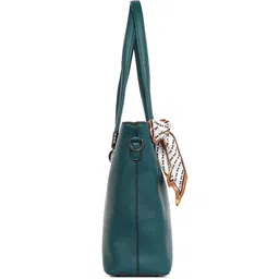 Pramadda Pure Luxury Structured Shoulder Bag with Bow Detail image 2