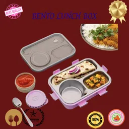 moira international Lunch Box for Kids Compartment Insulated Stainless Steel Tiffin Box for KID_K141 3 Containers Lunch Box-picture-28