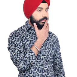 CHECKMARK CLOTHING Men Slim Fit Printed Casual Shirt image 5