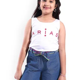 ARIAS By LARA DUTTA Girls Regular Fit Mid-Rise Denim Shorts-picture-39