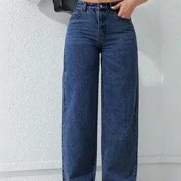 A1TUFF Women Jean Relaxed Fit High-Rise Light Fade Stretchable Jeans-picture-11