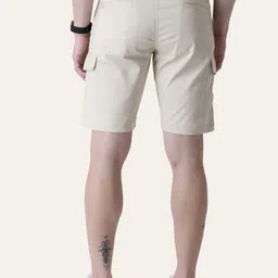 PERCH Men Regular Fit Mid-Rise Knee Length Shorts image 5