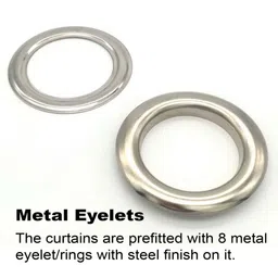 HOMEBREW FURNISHINGS Black & White Printed Door Curtain image 3