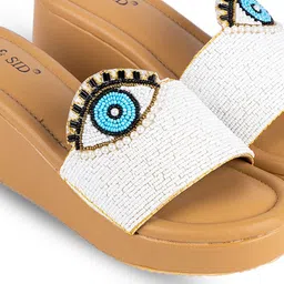 JIG & SID Women Embellished Open Toe Heels image 5