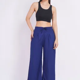 Minimul Cotton Blend Plazzo Pants image 2