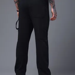 MADSTO Men Pack Of 2 Mid Rise Loose Fit Track Pants image 3