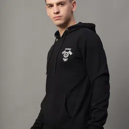 GET GOLF Men Hooded Graphic Printed Pullover Sweatshirt image 2