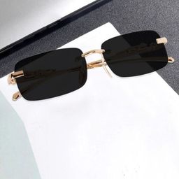 SPADEACES Unisex Kids Black Lens & Gold-Toned Rectangle Sunglasses with-picture-27