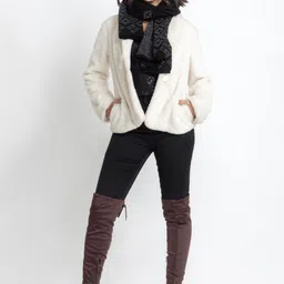 SHAYE Women Single-Breasted Pea Coat image 4