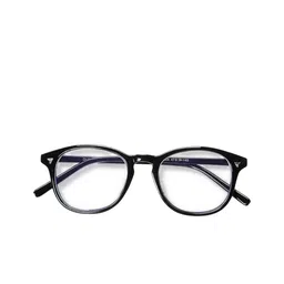 SPADEACES Unisex UV Protected Oval Sunglasses STAG BLACK image 2