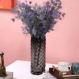 TAYHAA Purple 2 Pieces Lavender Artificial Flower With Pot-picture-35