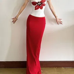 StyleCast x Revolte High Rise Maxi Skirts image 2