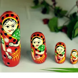 TheYUGO Kids Desi Kanya Nesting Doll Set-picture-23