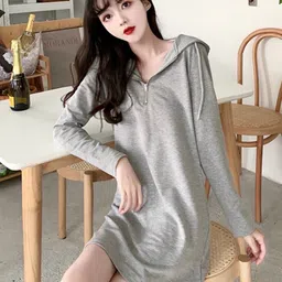 HERE&NOW Hooded T-shirt Mini Dress-picture-29