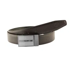 Roadster Men Brown Textured Leather Reversible Belt-image-29