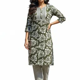 uvp Women Cotton Rayon Kurta Pant Set-picture-43