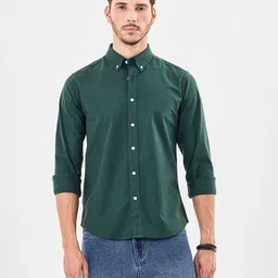 Snitch Men Textured Button-Down Collar Casual Shirt image 5