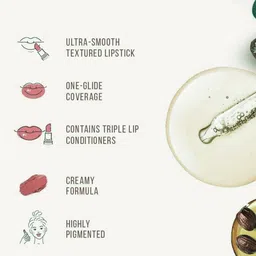 Color Art Glossy Matte Bullet Lipstick - 4 g - C110 Royal Red image 5