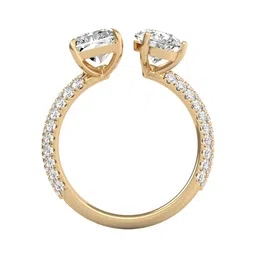 THE JEWEL HOUSE Women 14KT Gold Ring With Lab Grown Diamond - 2.8 g-picture-24