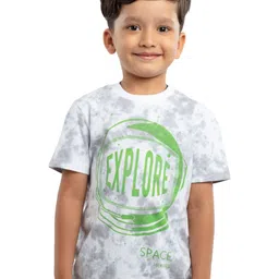 UNDER FOURTEEN ONLY Boys Graphic Printed Cotton T-shirt-image-29