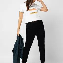 Kraus Jeans Women High-Rise Cargos Trousers image 3