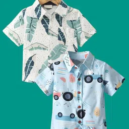 BAESD Boys Classic Floral Printed Casual Shirt-picture-41