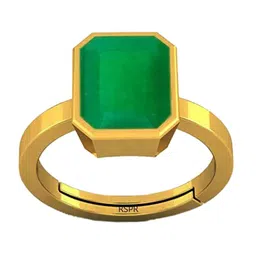 RSPR 9.25 Ratti 8.62 Carat Emerald Panna Gemstone-Studded Finger Ring-picture-10
