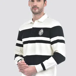 Numero Uno Men Striped Sweatshirt image 2