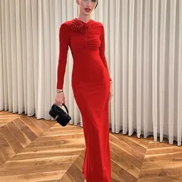 KPOP Women Bodycon Maxi Dress-image-21