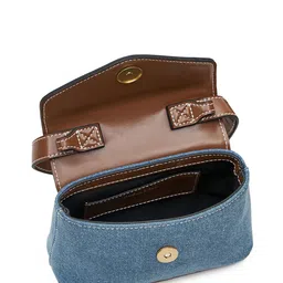 MIRAGGIO Women Solid Structured Sling Bag image 2