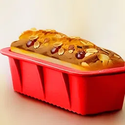 Bagonia Red Rectangular Silicon Baking Tray image 1