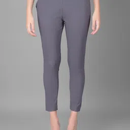 Comfort Lady Women Solid Mid-Rise Casual Regular Trouser-image-34