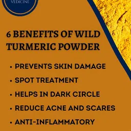 VEDICINE Set Of 2 Wild Turmeric Powder For Face Pack-100g Each image 3