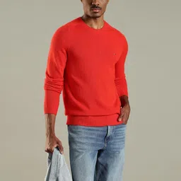 Tommy Hilfiger Europe Round Neck Woollen Pullover-image-93