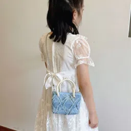 KPOP Geometric Printed Structured Sling Bag image 3