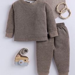 YK X Tinyo Infant Boys Striped Pure Wool Clothing Set-picture-30